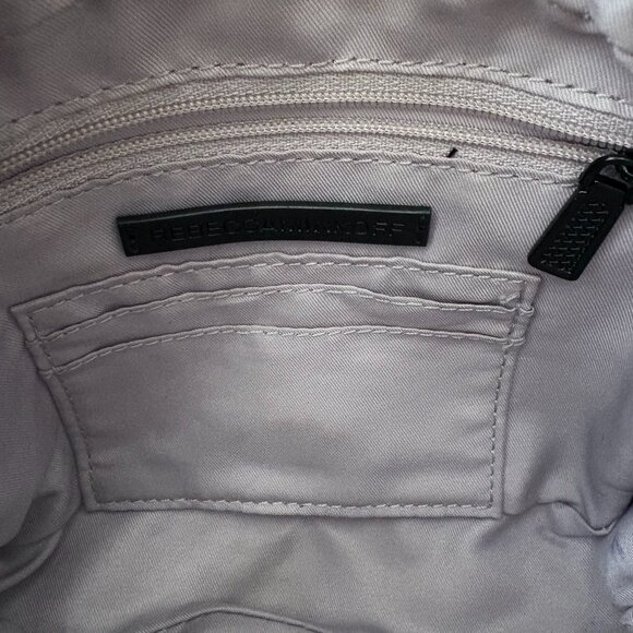 NEW Auth. REBECCA MINKOFF Iconic Blythe Red Pebbled Leather Sling Belt Bag - Picture 5 of 6